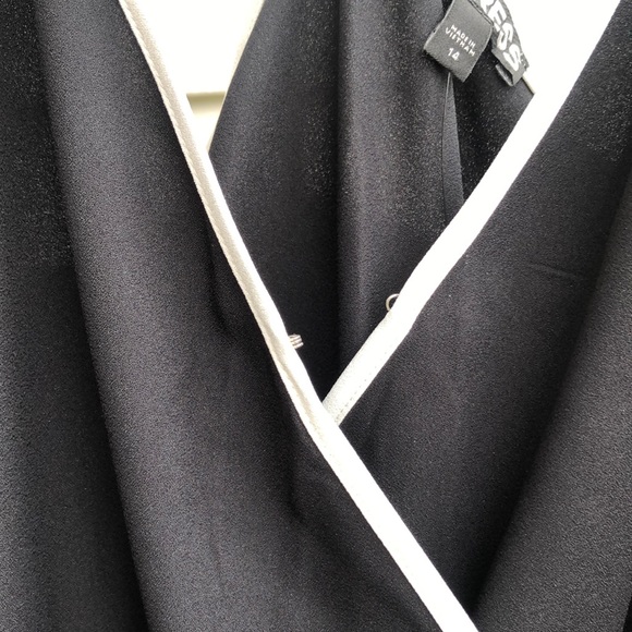 Chic Black and White Jumpsuit by Express - Picture 3 of 14